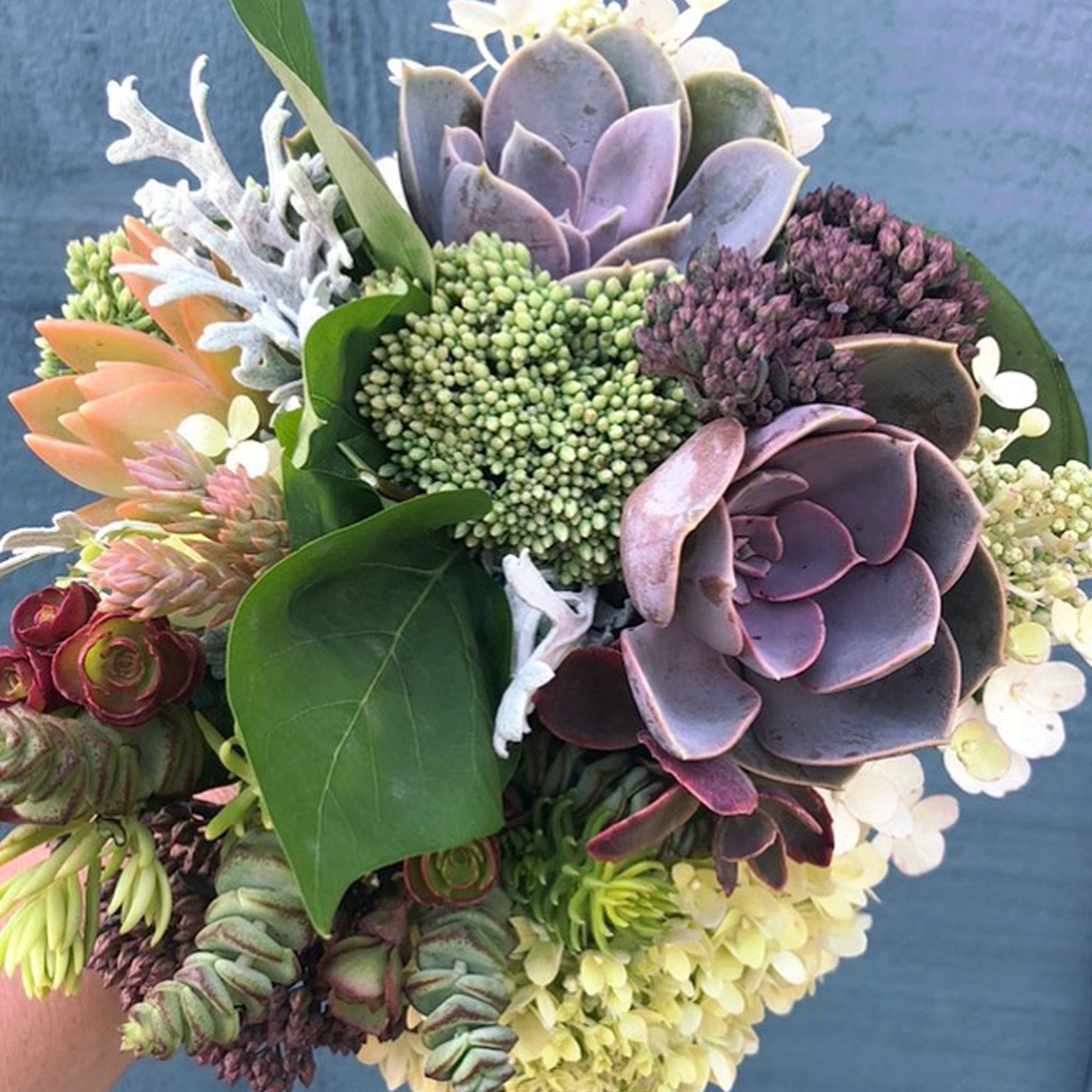 Wedding Bouquet  - Succulents and Sola
